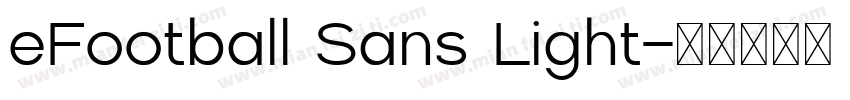 eFootball Sans Light字体转换